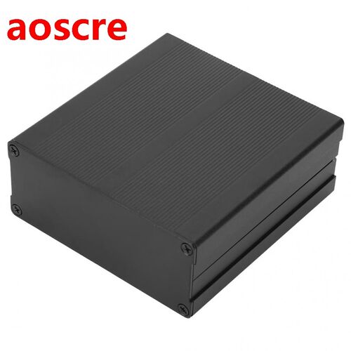 Black Junction Box DIY Aluminum Enclosure Waterproof Printed