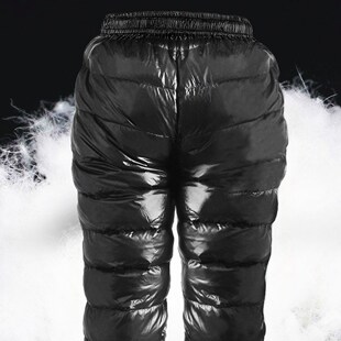 Climbing Sports White Goose Down Pants Thermal Waterproof Do