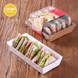 Sandwich Packing Box Sandwich Hot Dog Bag Transparent Dispos