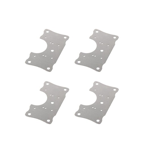 4 PCS Hinge Repair Plate Cabinet Door Hinge Repair Plate Sta