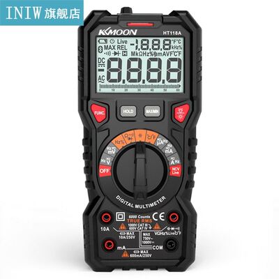 Digital Multimeter Auto Range multimetro 6000 Counts True RM