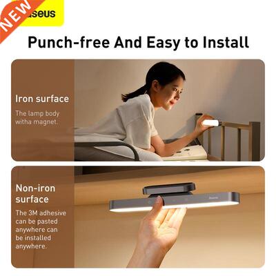 LED Table Lamp Magnetic Desk Lamp Hanging Wireless Touch Ni