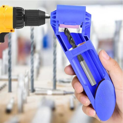 Portable Drill Bit Sharpener 5/64 to 1/2 Inch Bits Corundum