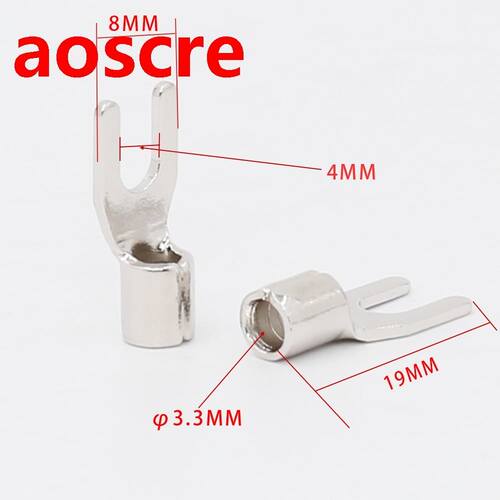 6pcs/set SY1533 Pure Copper Rhodium plated High-end Power Co