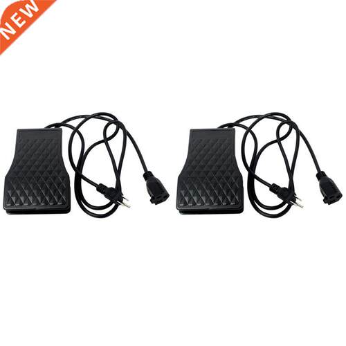2Pcs Control US Plug Pedal Replacement Electric Rotary Tool