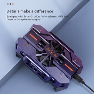 Type-C Port Charger Heat Dissipation Cooling Fan for Mobile