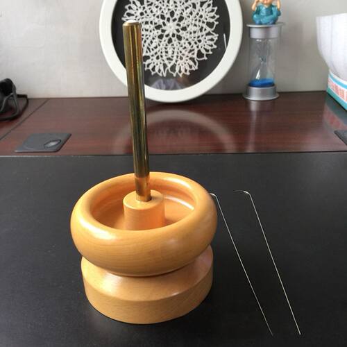 1 Set Manual Wood Bead Spinner String Seed Beads Quickly Dur