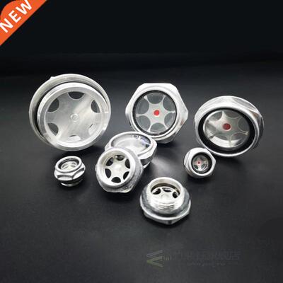 M12/14/16/20/22 M60 Metric Male Aluminum Oil Sight Glass Wi