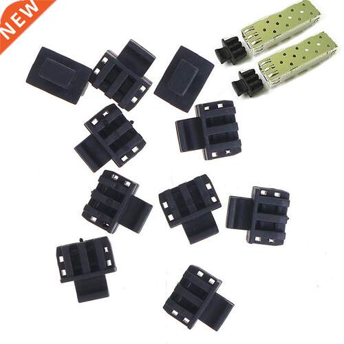 10pc/pack SFP Protective Cover SFP Fiber Module Covers Du