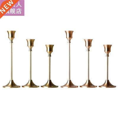 3pcs/set Metal Candelabra Candle Holder Wedding Table Center