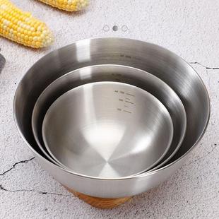 304 Stainless Steel Mixing Bowls Nesting Storage Bowls Set K