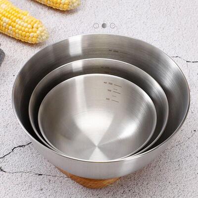 304 Stainless Steel Mixing Bowls Nesting Storage Bowls Set K