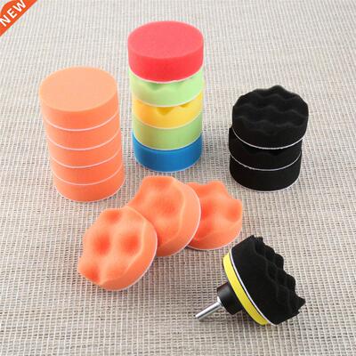 19PCS 3 Inch 80mm Sponge Buffing Polishing Pad For Car Polis
