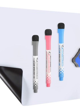 Magnetic Dry Erase Whiteboard Sheet White Board 17 x 11 Inch