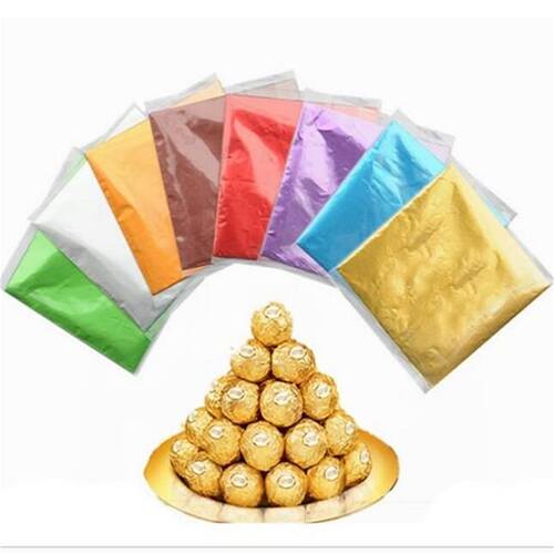 Chocolate Lolly Foil Wrappers Square 100pcs Sweets Can Pac