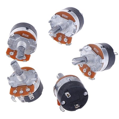 5pcs WH138-1 Potentiometer With Switch Dimmer Switch Adjusta