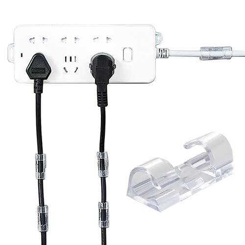 20PC Cable Organizer Clips Cable Management Desktop Workstat