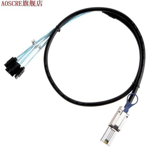 SFF-8088 to 4 X SATA .0 6Gbps Mini SAS 26Pin to 4x SATA 7Pi