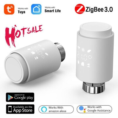 Tuya New Mini Smart Radiator Actuator ZigBee 3.0 Programmabl