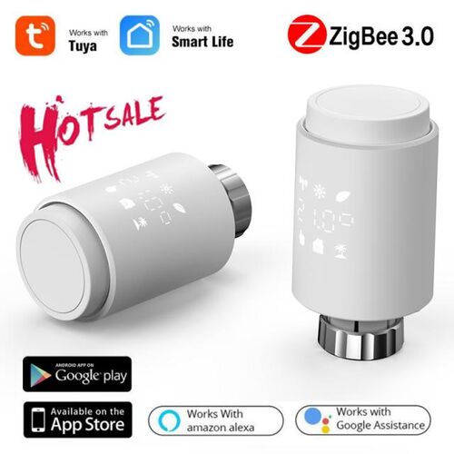 Tuya New Mini Smart Radiator Actuator ZigBee 3.0 Programmabl
