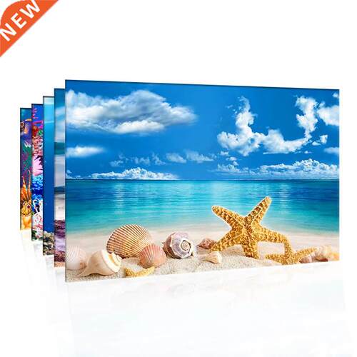 Aquarium Background Decoration Sticker Fish Tank Landscape S