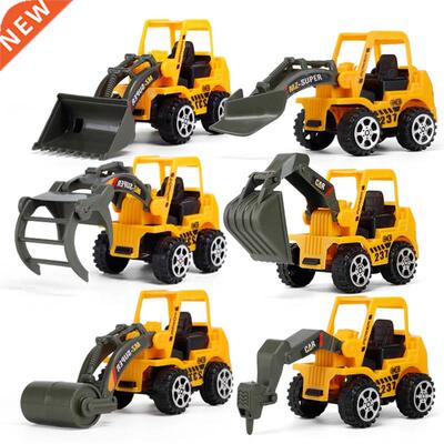 6 Styles /set Car toy Plastic Diecast Construction Engineeri