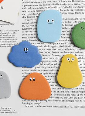 Mohamm 30 Sheets Cute Sticky Note Portable Memo Decoration S