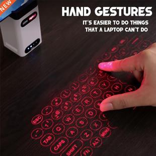 Bluetooth keyboard Wireless Virtual Projection keyboard Port