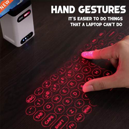 Bluetooth keyboard Wireless Virtual Projection keyboard Port