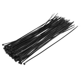 Cable Zip Ties 200mmx2.8mm Self-Locking Nylon Tie Wraps Blac