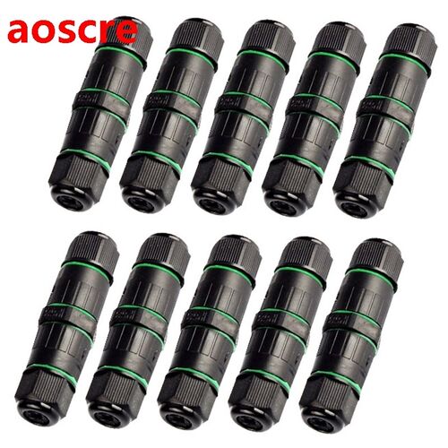 3Pin Waterproof Ip 68 Terminal Wire Connector Ca8-Pg9-3P Qui