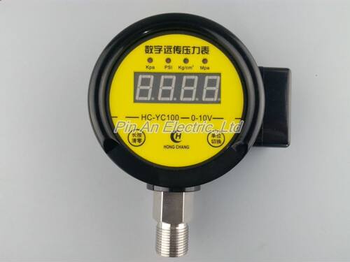 DC12V-24v 0-0.16MPA Digital remote pressure gauge constant p