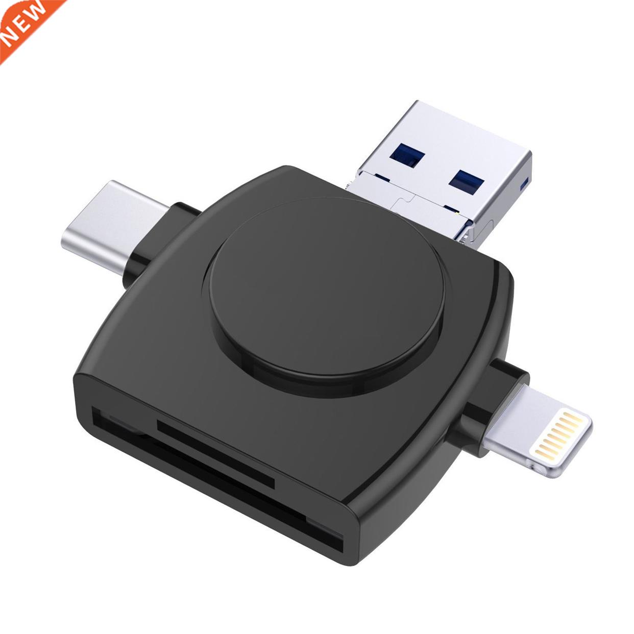 Features 4 in 1 Mini SD Card Rea, Memory Micro-SD USB C C