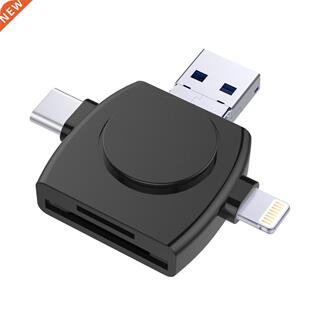 Features 4 in 1 Mini SD Card Rea, Memory Micro-SD USB C C