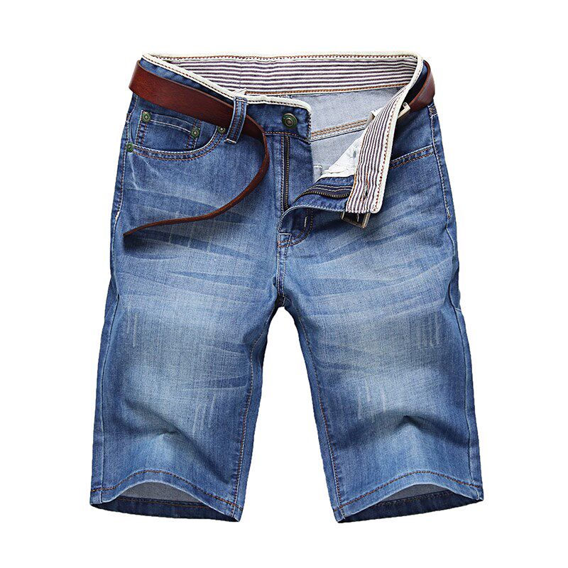 Summer Thin Denim Shorts For Men Good Quality Shorts Jeans M图片