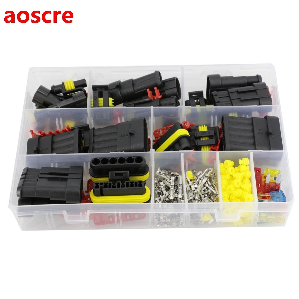 14 Sets for AMP-1.5 series 1/2/3/4/5/6P Waterproof Car Wire