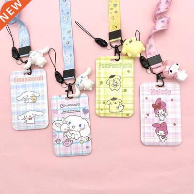 New Kawaii Sanrio Kuromi Cinnamoroll Anime Plastic Keychaint