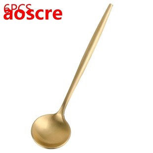 Stainless steel golden spoon for catering, dinner and weddin