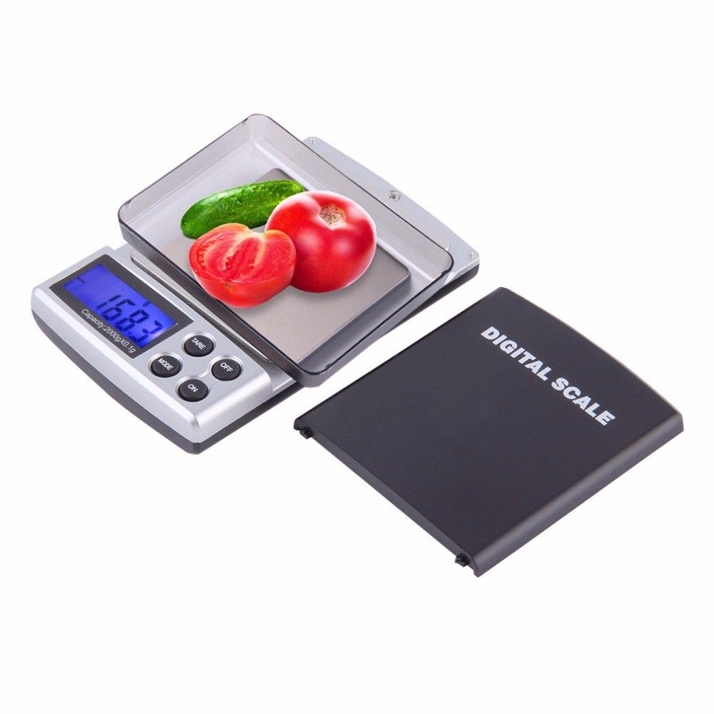 lack silver auto power off 300g/2000g digital pockets scale
