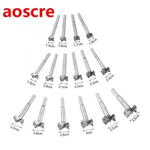 16pcs Cemented Carbide Forstner Drill Bits Woodworking Borin