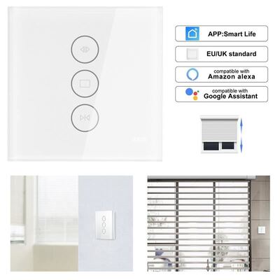 WiFi Electrical Blinds Switch Touch APP Voice Control By Ale