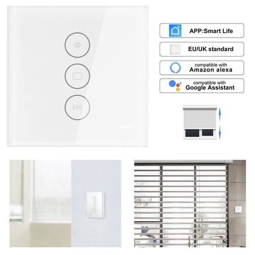 WiFi Electrical Blinds Switch Touch APP Voice Control By Ale