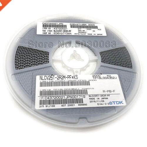 50pcs/lot NLCV25T-2R2M-PF SMD shielding winding inductance