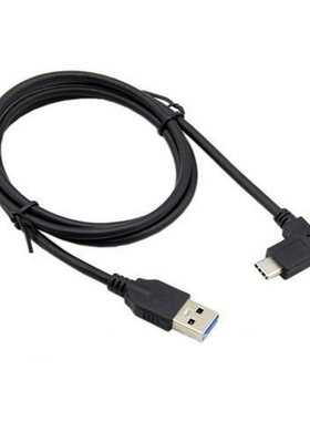USB 3.0 Type A Male to USB 3.1 Type C Male Right Angle USB D