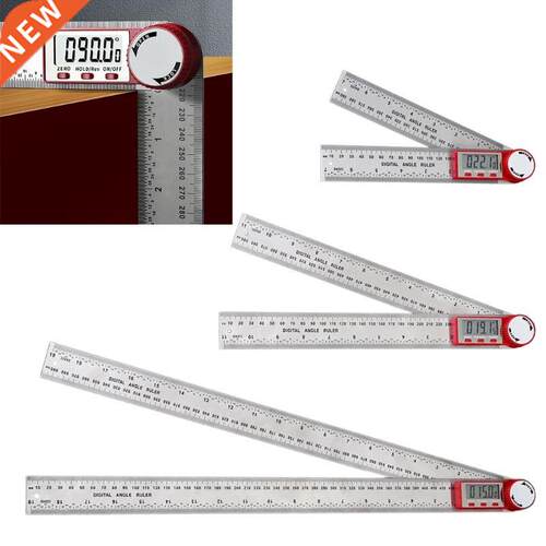 0-200/300/500mm Angle Finder Ruler Metric Inch Scale Protrac