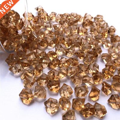 150pcs Acrylic Crystals Aquarium Fish Tank Stone Rocks ms