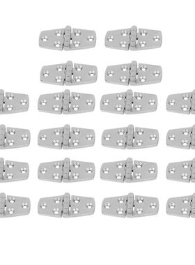 Marine 20 Pieces Stainless Steel Strap Hinge Door Hinge for