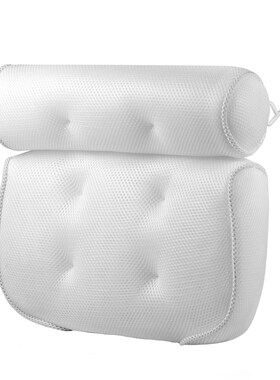 Bathtub Head Neck Support Pillow Breathable 3D Mesh Cloth
