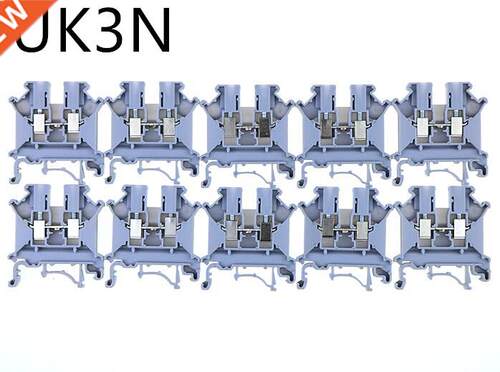 100 pcs/ box UK-3N CE certification UK3N DIN rail Terminal b