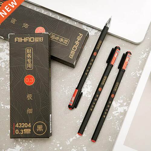 0.3mm Elegant Cute Black Finance Pens Kawaii Creative Gel P